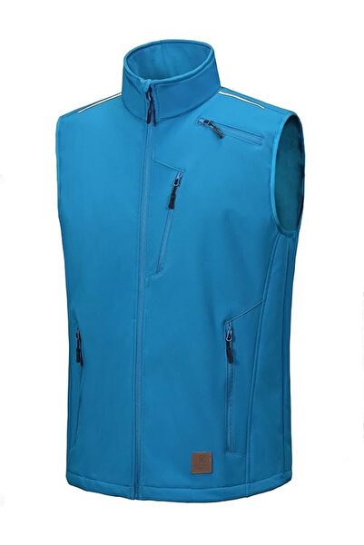 OEM Blue vest, lightweight, lined, breathable, with side pockets, M