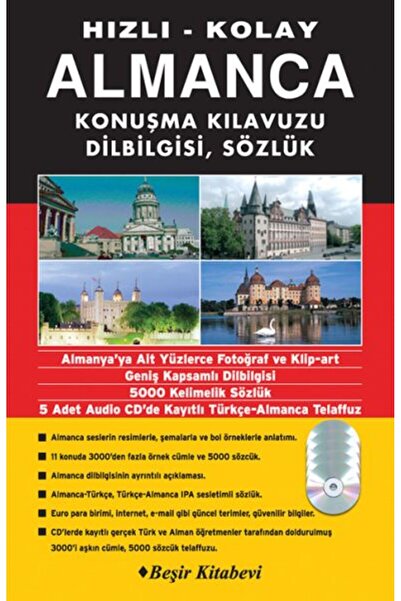Generic Brand Hızlı Kolay Almanca Konuşma Kılavuzun Dilbilgisi Sözlük Karekod'lu