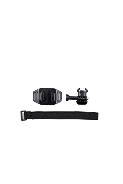 SARİSSA BİSİKLET BRIVIGA GoPro Kask Montajı (Velcro Kayışlı, Siyah) Aksiyon K...