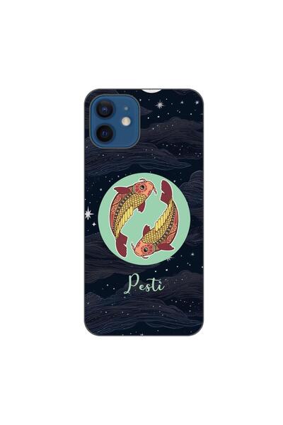 OEM Husa compatibila cu Apple iPhone 12 Silicon Gel Tpu Model Horoscop Pesti