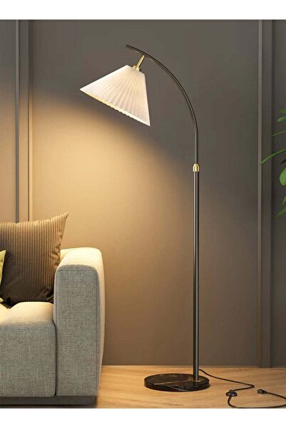 glanfen مصباح أرضي LED إسكندنافي إبداعي حديث، 3 ألوان قابلة للتعديل، مصباح قا...