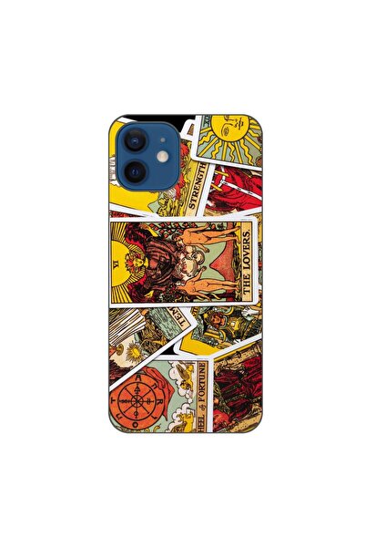 OEM Case compatible with Apple iPhone 12 Silicone Gel Tpu Tarot Cards Pattern