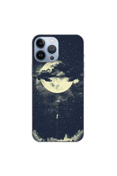 OEM Калъф, съвместим с Apple iPhone 13 Pro Max, силиконов гел TPU модел  "Лун...