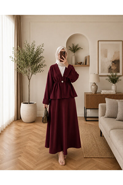 Lior Design طقم تنورة بزر إغلاق للإحتفالات الإسلامية