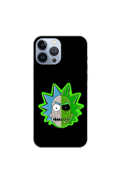 OEM Husa compatibila cu Apple iPhone 13 Pro Max Silicon Gel Tpu Model Rick An...