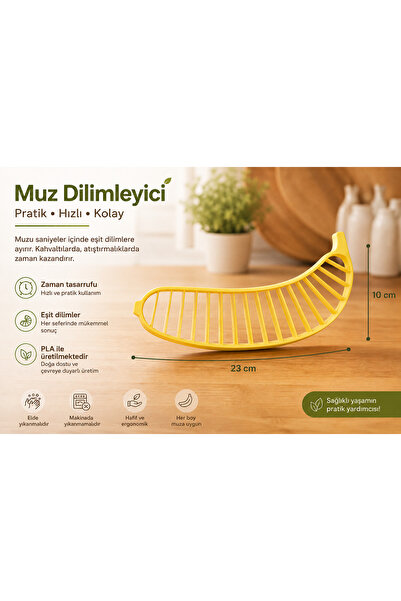 CESTOPİENO Banana Slicer 10X23 cm / Dough Shaper