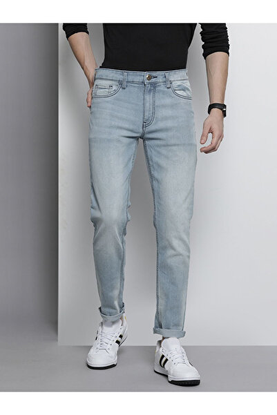 The Indian Garage Co By Styli Men Slim Fit Printed Jeans