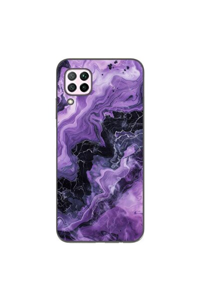 OEM Husa compatibila cu Huawei P40 Lite Silicon Gel Tpu Model Abstract Purple...