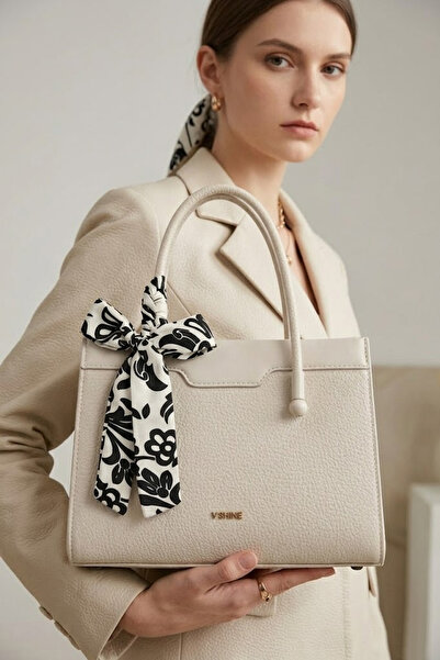 Ayakkabı Fuarı Elit Vsn3131C Women's Shoulder Bag Beige