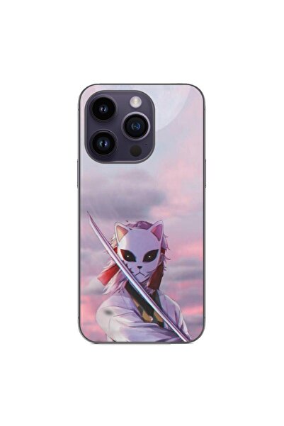 OEM Husa compatibila cu Apple iPhone 14 Pro Silicon Gel Tpu Model Demon Slaye...