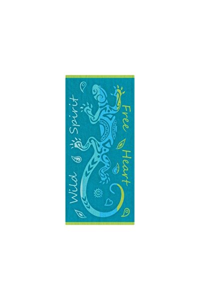 OEM Prosop Premium din Bumbac Verde Albastru Soparla "Wild spirit-Free heart"...