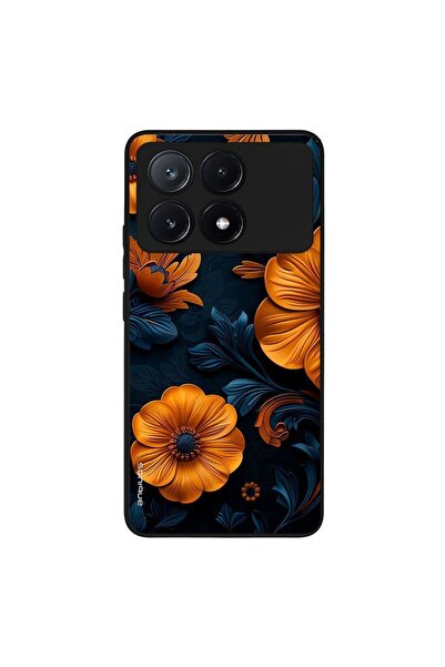 Sonique Θήκη 3D Flower Series για Xiaomi Poco X6 Pro 5G Πορτοκαλί 01