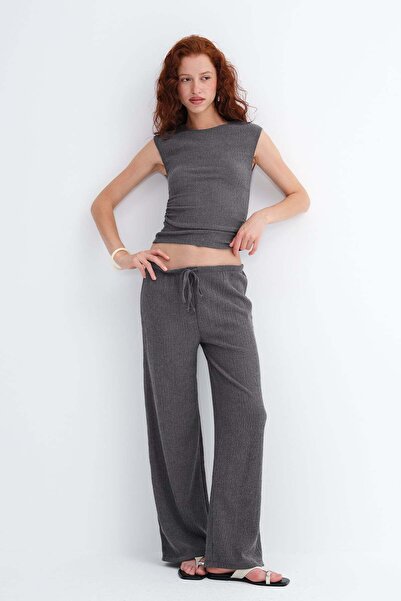 Addax Elastic Waist Trousers Pn18914