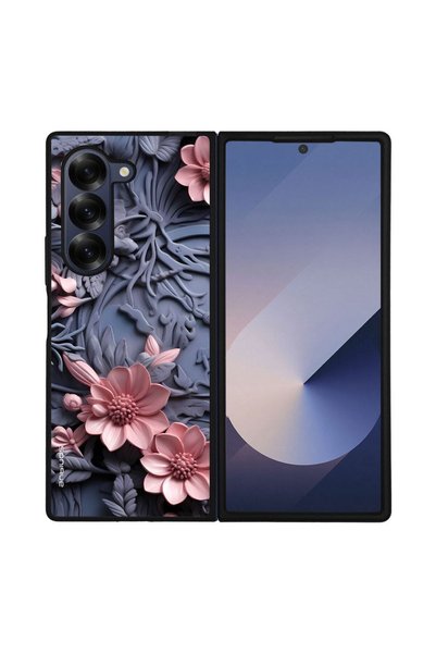 Sonique Θήκη 3D Flower Series για Samsung Galaxy Z Fold 6 Ροζ 02
