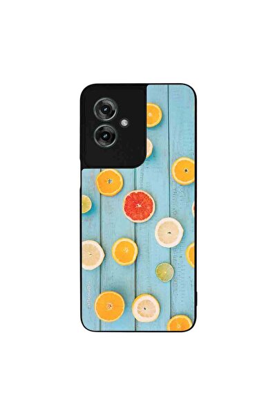 Sonique Θήκη Fruit Series για Motorola Moto G55 5G Γκρέιπφρουτ