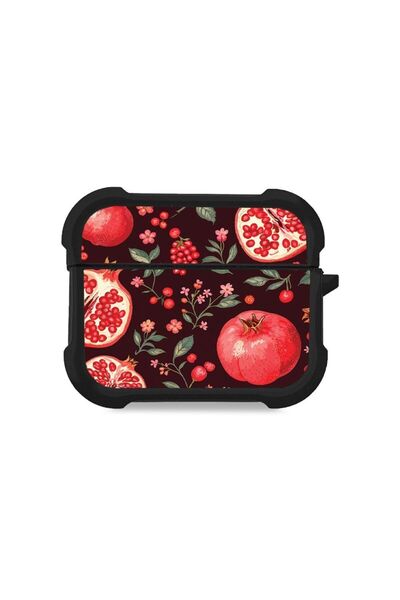 Sonique Θήκη Σιλικόνης Fruit Series για AirPods Pro 3 Ρόδι