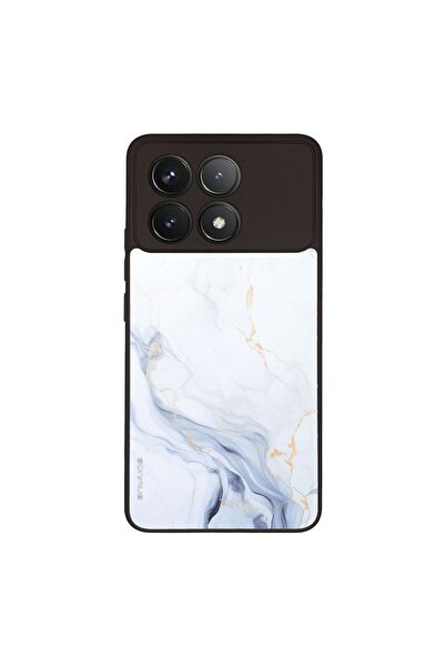 Sonique Θήκη Marble Series για Xiaomi Poco F6 Pro 5G Λευκό 02