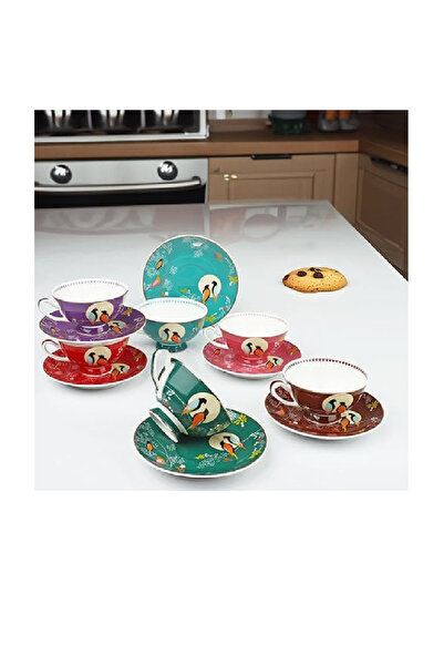 Kosova 6-Piece Cup Set Bird 120 Cc Fnc-33