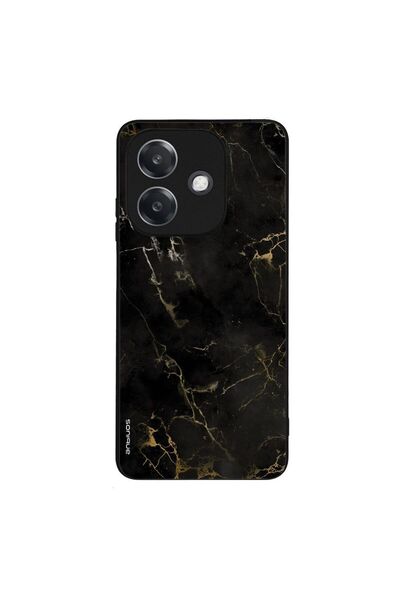 Sonique Θήκη Marble Series για Oppo A40 Μαύρο 01