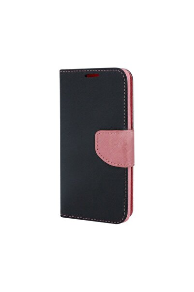 OEM Fancy Book Apple iPhone XS MAX Μαύρο/Ροζ