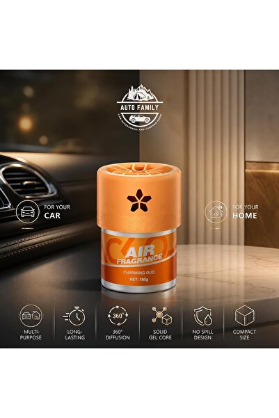 Auto Family FZE B-K ICE Car Air Freshener 180g – Long Lasting Gel for Car, Home & Office, Odor Eliminator, Premium Fragrance