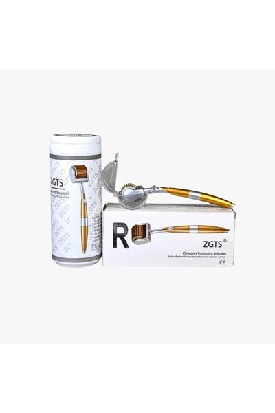 Zgts Derma Roller 0.5mm Gold Handle Skin Care Collagen Stimulation Derma Roll...