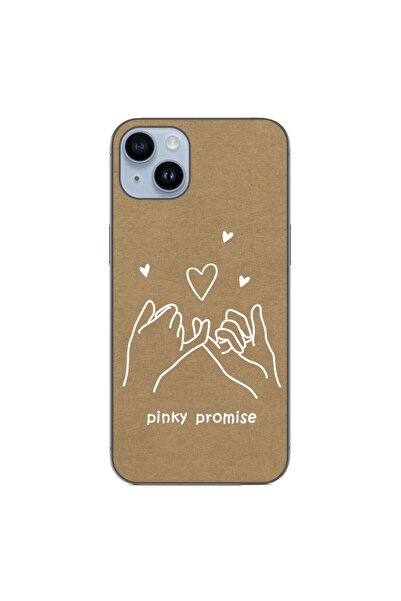OEM Husa compatibila cu Apple iPhone 15 Plus Silicon Gel Tpu Model BFF Pinky ...