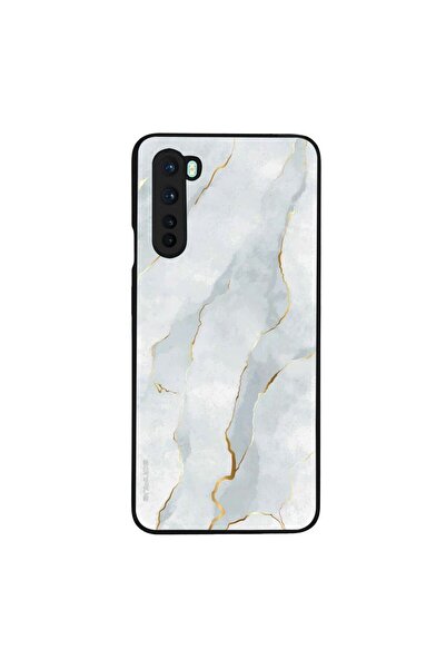 Sonique Θήκη Marble Series για OnePlus Nord Λευκό 01
