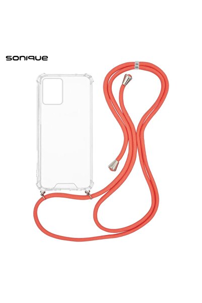 Sonique Θήκη Σιλικόνης με Κορδόνι Armor Clear Motorola Moto G13 4G / Moto G23...
