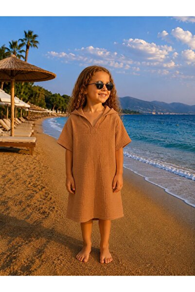 My Kids Wear Girl's Muslin Beach Poncho 12769