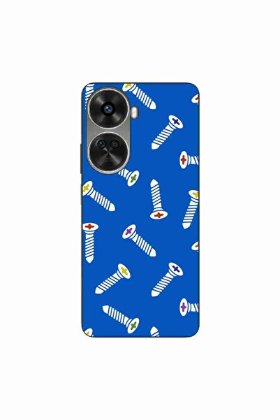 OEM Калъф, съвместим с Huawei Nova 12 SE, силиконов гел TPU модел с шарка на ...