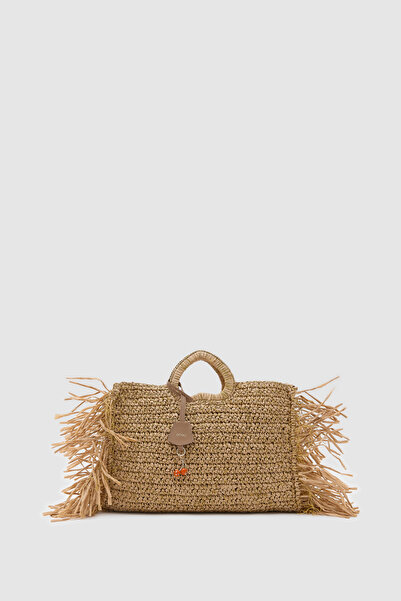 OGGO Wicker Fringe Wide