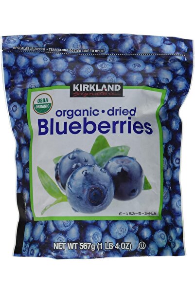 Kirkland Signature توت أزرق مجفف كامل - 567 جرام