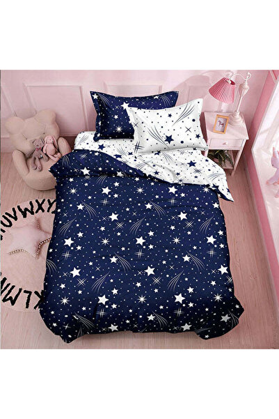 CasaDesteapta.ro Lenjerie de Pat 4 Piese din Bumbac 100%, pentru Pat Single, ...
