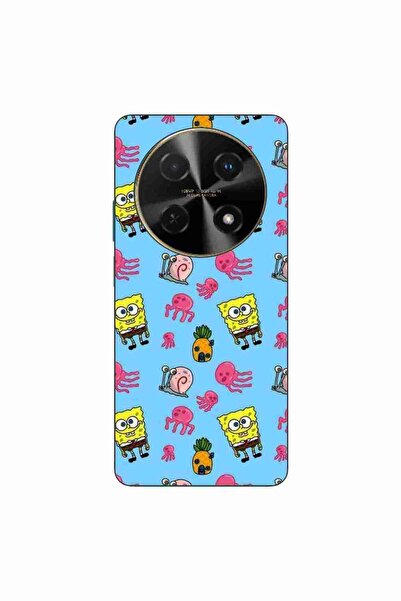 OEM Case compatible with Huawei Nova 12i Silicone Gel Tpu Model Spongebob Pat...