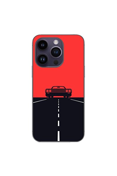 OEM Θήκη συμβατή με Apple iPhone 15 Pro, από σιλικόνη gel TPU, μοντέλο Red Sk...