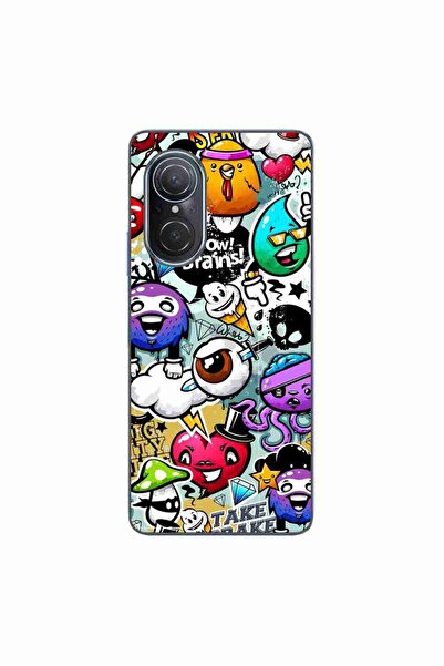 OEM Husa compatibila cu Huawei Nova 9 SE Silicon Gel Tpu Model Pop Art Graffiti