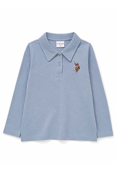 U.S. Polo Assn. يو اس بولو اسن تي شيرت للأطفال الأولاد بأكمام طويلة 6 أشهر 3 ...