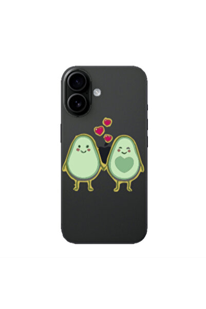 Other Apple Iphone 16 plus Avocados Transparent Silicone TPU Θήκη