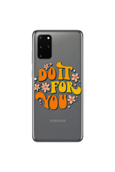 Other Samsung S20 Plus Do it For You Transparent Silicone TPU Θήκη