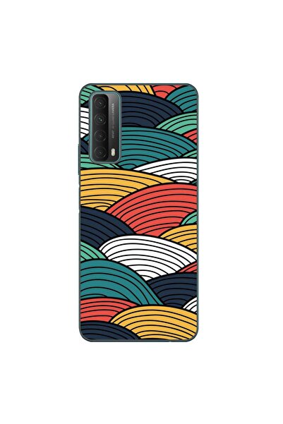 OEM Θήκη συμβατή με Huawei P Smart 2021 Σιλικόνης Gel TPU με Αφηρημένο Ριγέ Σ...
