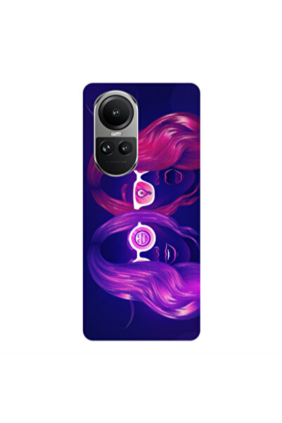 Other Oppo Reno10 5G Dual style Transparent Silicone TPU Θήκη