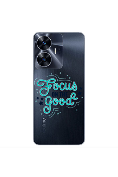 Other Realme Note 50 Focus On The Good Transparent Silicone TPU Θήκη