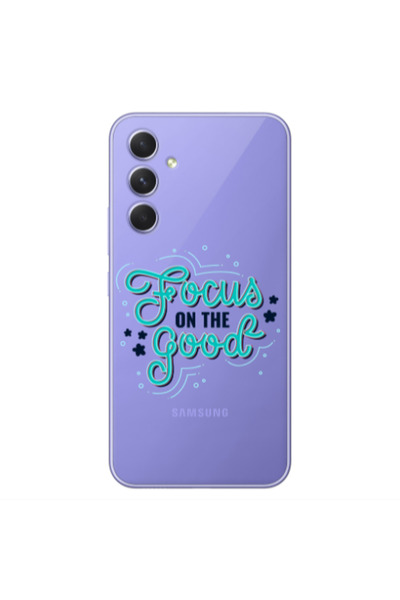 Other Samsung A26 Focus On The Good Transparent Silicone TPU Θήκη
