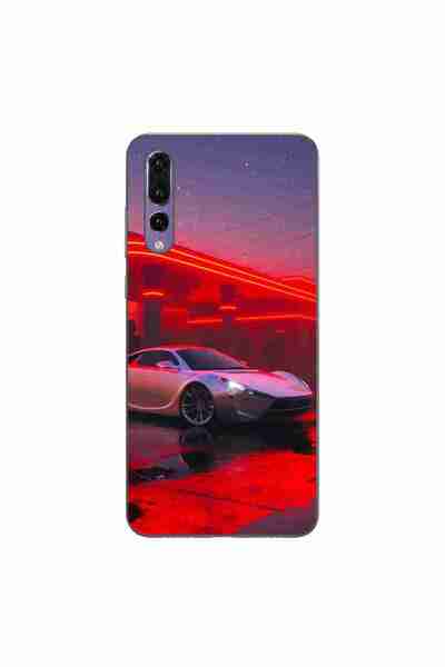 OEM Θήκη συμβατή με Huawei P20 Pro Σιλικόνης Gel TPU Μοντέλο Future Car