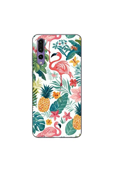 OEM Θήκη συμβατή με Huawei P20 Pro από σιλικόνη gel TPU με τροπικό σχέδιο