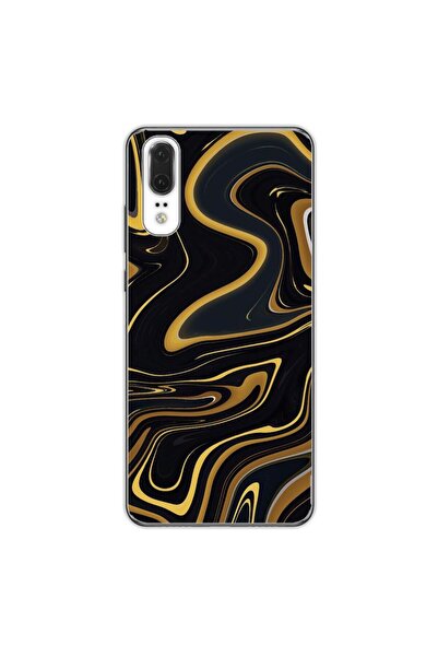 OEM Husa compatibila cu Huawei P20 Silicon Gel Tpu Model Acrylic Glow