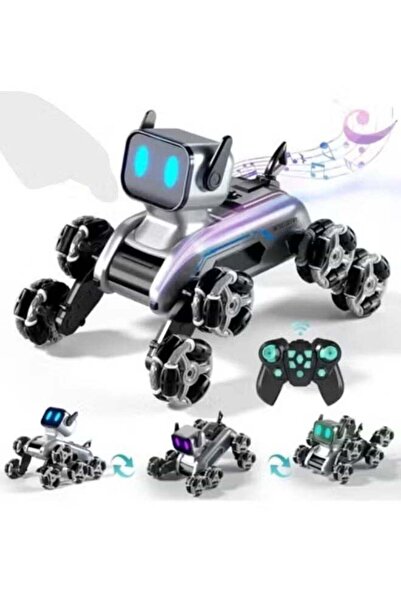 Generic Robot Dog RC Stunt Car Toy – 8-Wheel Gesture Sensing Smart Robot Car ...