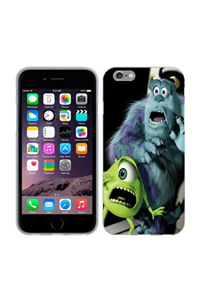 OEM Husa compatibila cu Apple iPhone 6S, iPhone 6 Silicon Gel Tpu Model Monst...