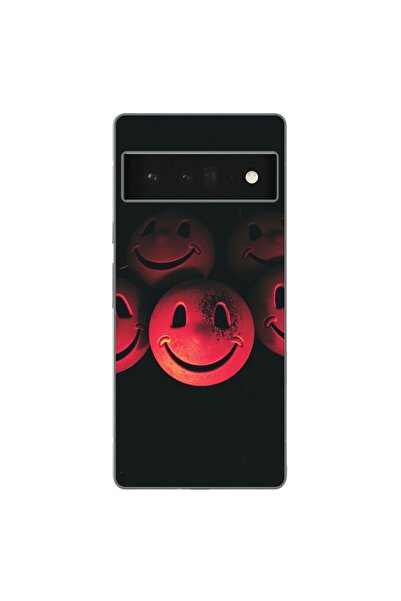 OEM Husa compatibila cu Google Pixel 6 Pro Silicon Gel Tpu Model Grungy Smile...